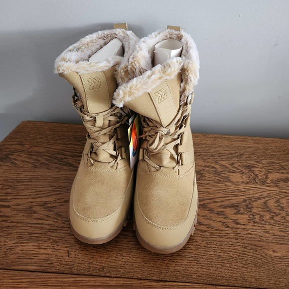 ALL IN MOTION Women's Cathleen Waterproof Winter Boots - TAUPE SIZE 12 N… - Picture 3 of 7